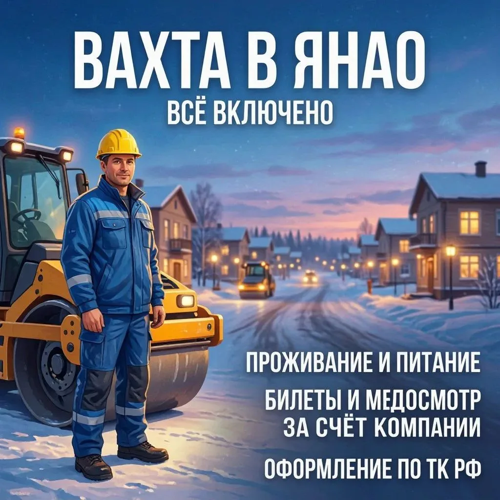 Требуются сотрудники для работы на крайнем севере:
