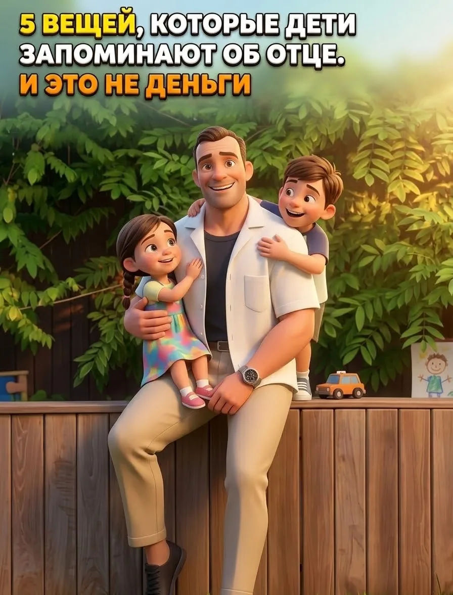 🎉 В преддверии Дня отца: что дети помнят об отцах? 🎉