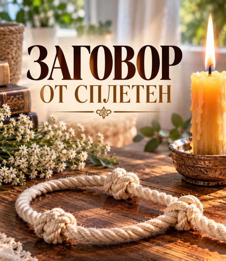 Заговор от сплетен и злых языков