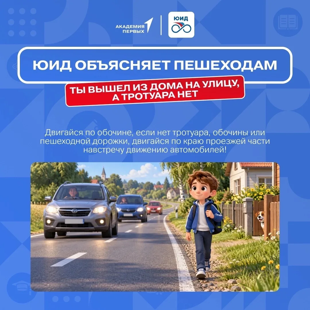 🚦 Пешеход, будь внимателен!