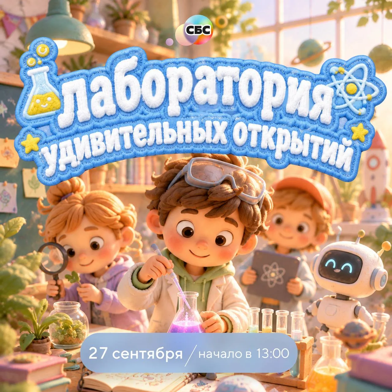 Лаборатория удивительных открытий в ТРК «СБС» 🦖