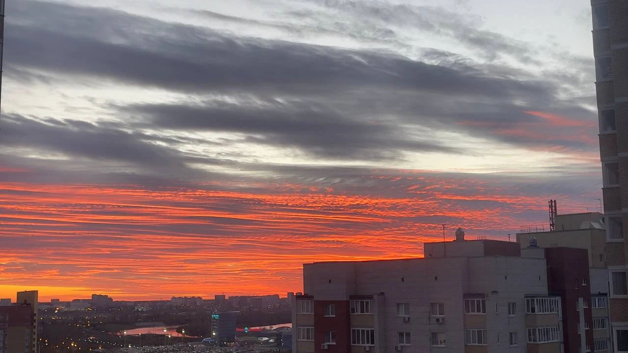 Фото заката от тюменцев