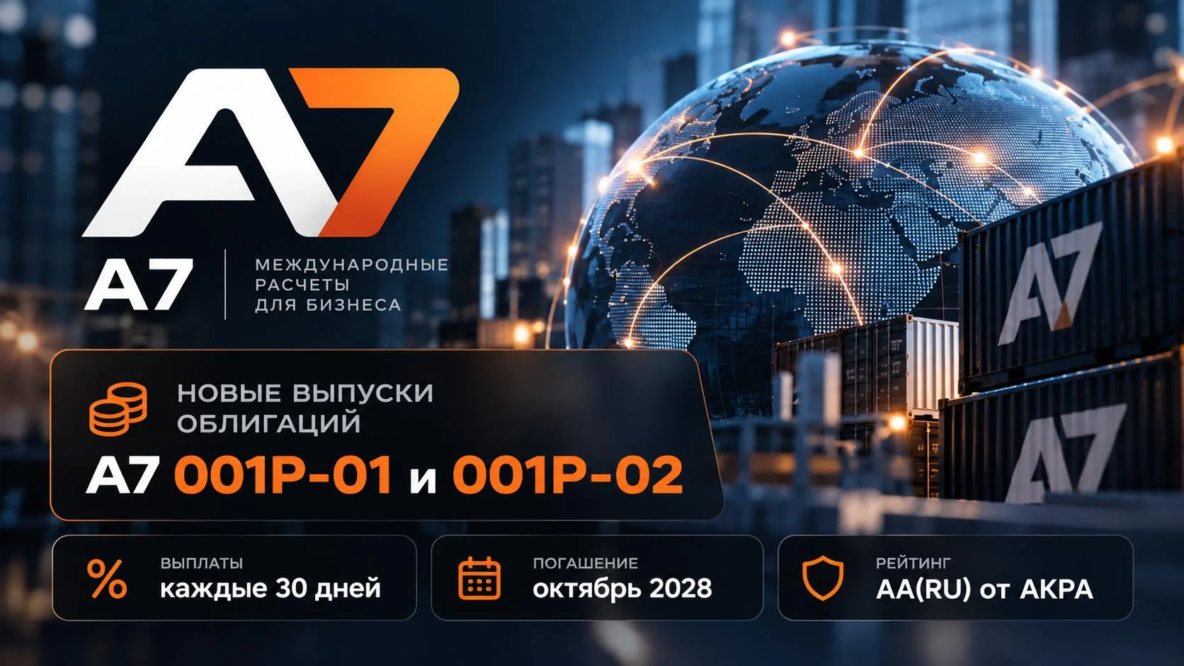 🇷🇺 Новые выпуски облигаций А7 001Р-01 и 001Р-02