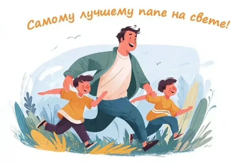 🎉 Онлайн‑флешмоб «Спасибо, папа!» ко Дню отца! 🎉