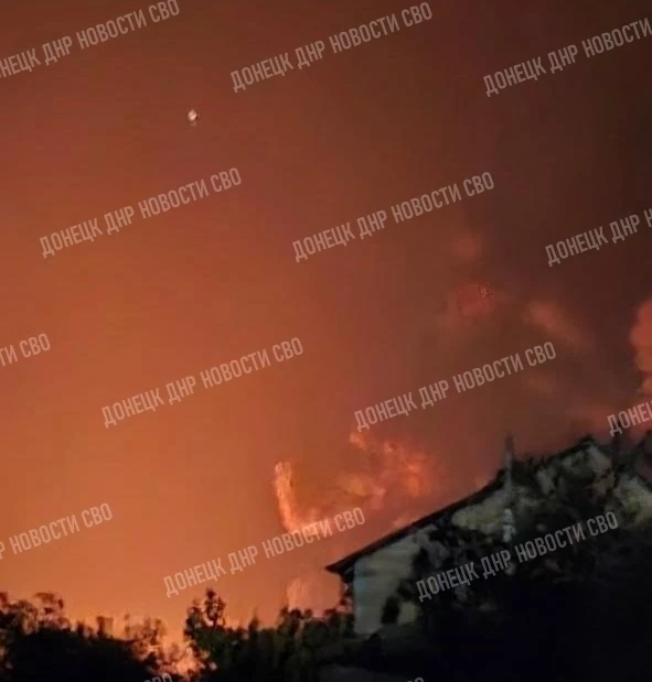 🔥 Сильный пожар в Шепетовке Хмельницкой области после взрывов