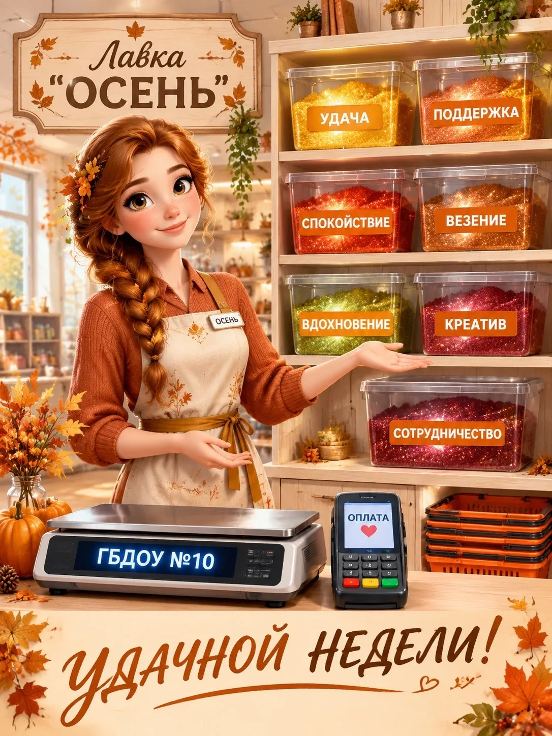 Пусть неделя будет лёгкой и продуктивной! Пусть всё задуманное легко сбывается, а кажды...