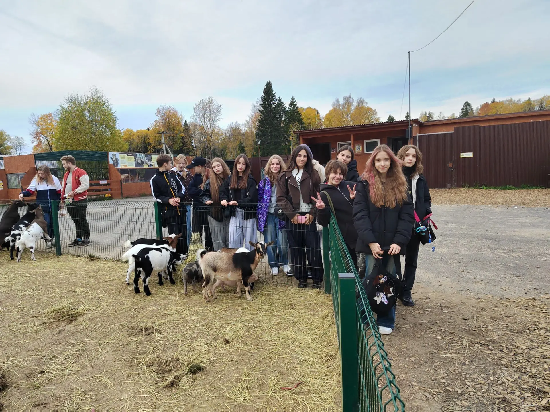 8 октября ребята из 8б побывали в зоопарке-приюте «Земля прайда» под городом Клин. Это ...