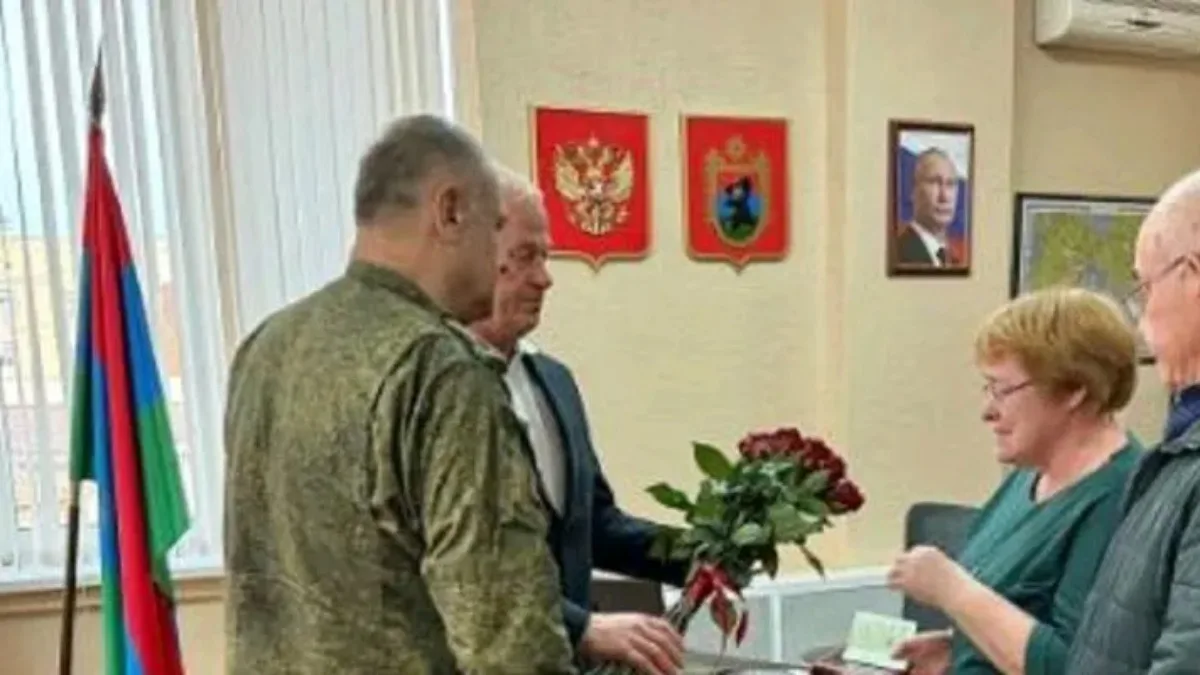 🕊️ Орден Мужества передали семье погибшего на СВО жителя Карелии
