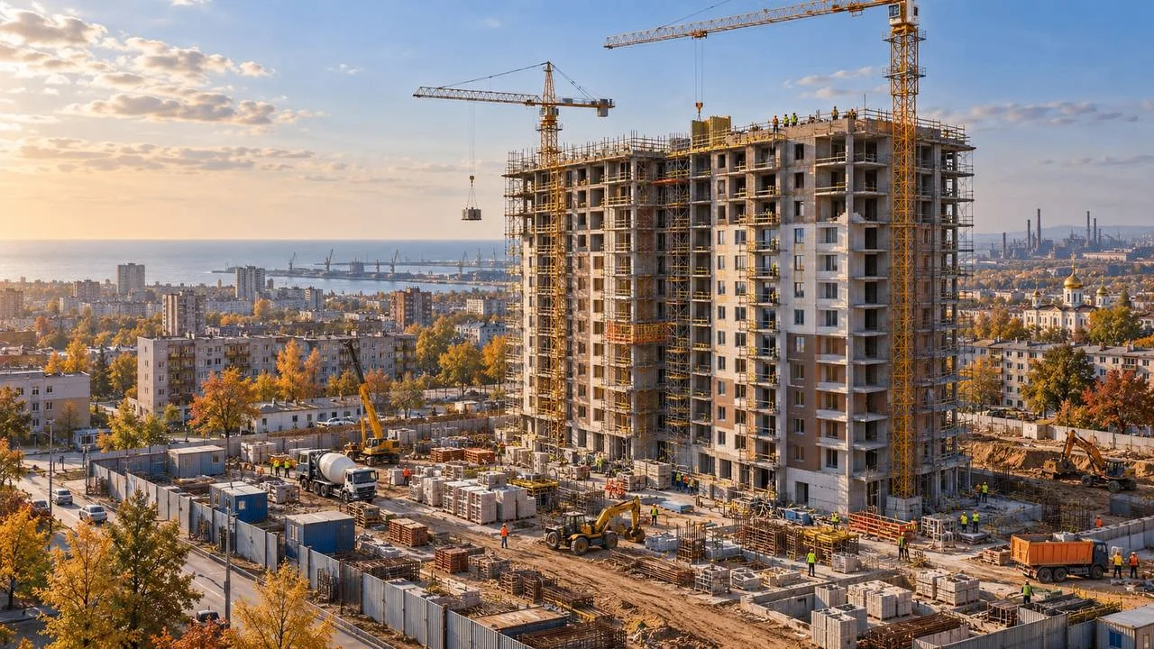 В ДНР в течение года сдадут более 40 многоквартирных домов