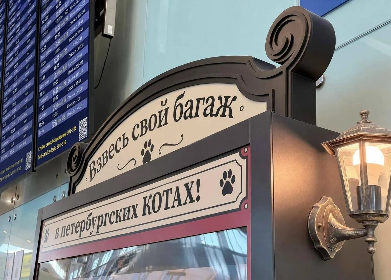 🐈 В Пулково появились весы, которые измеряют багаж в котиках.