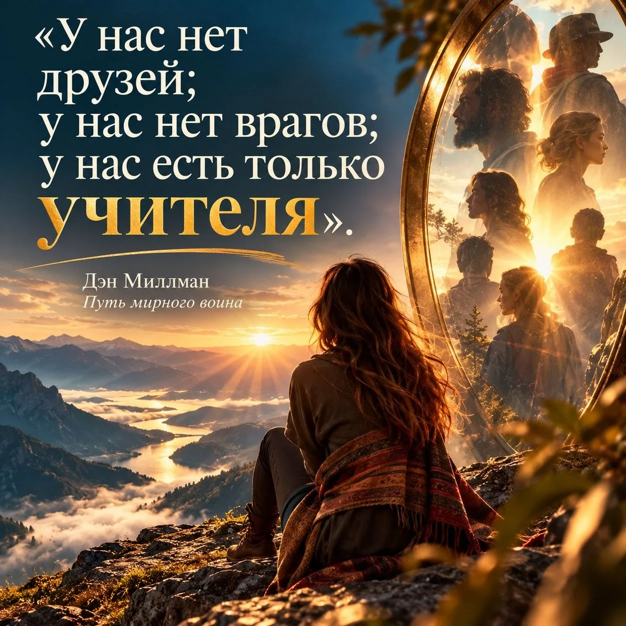 У НАС НЕТ ДРУЗЕЙ. У НАС НЕТ ВРАГОВ. У НАС ЕСТЬ ТОЛЬКО УЧИТЕЛЯ.