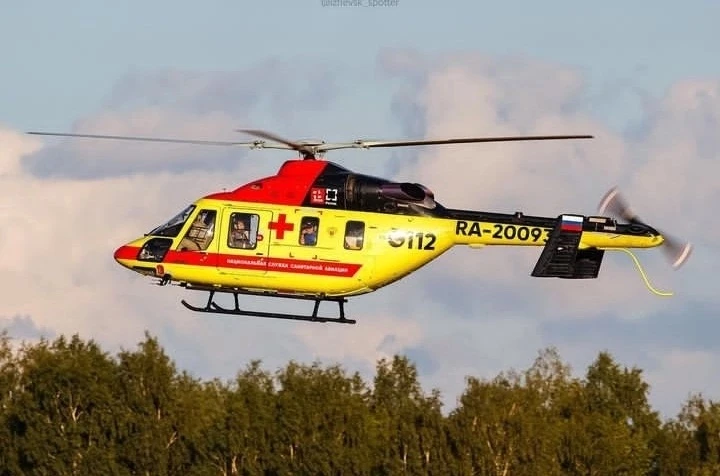 🚁 123 вылета совершил вертолёт санавиации в этом году