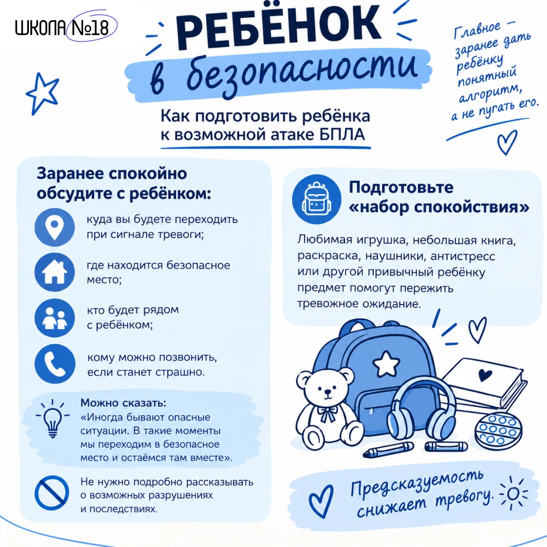 🤍 Как действовать в тревожной ситуации и помочь ребёнку справиться со страхом