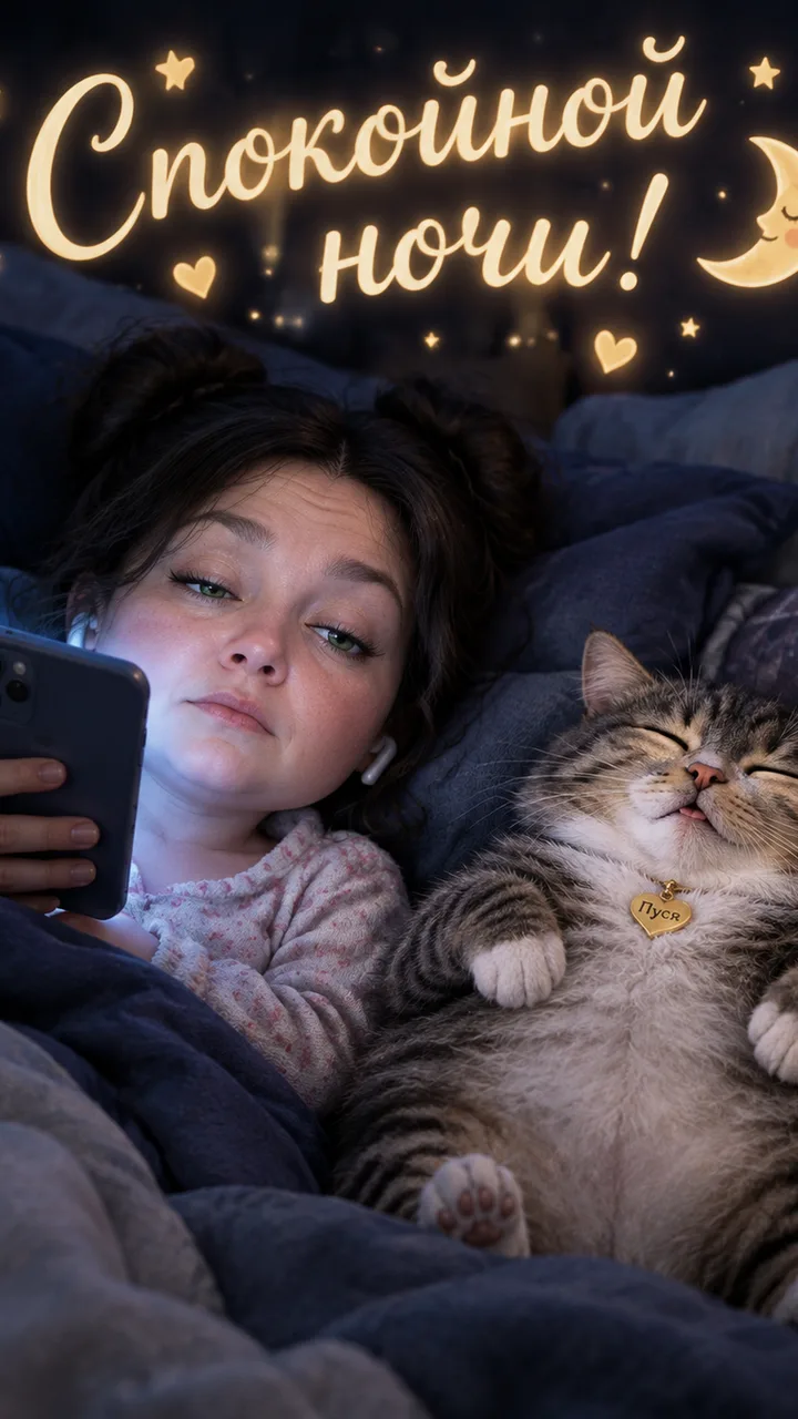 Спокойной ночки! Сладких снов! 👋😴⚡️
