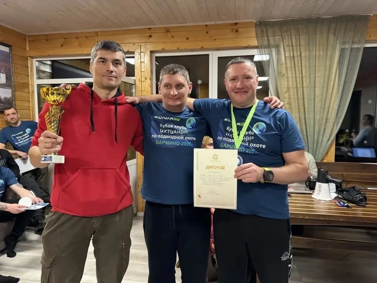 Подводный охотник Сергей Назаров из Арзамаса — серебро чемпионата области, а команда «В...