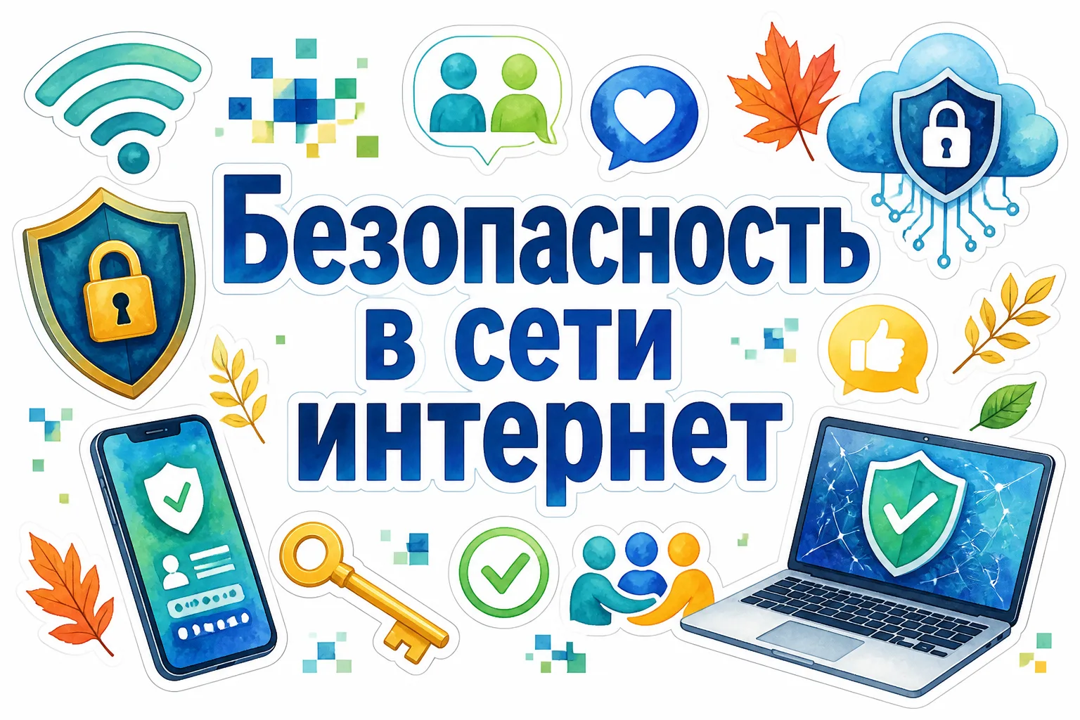 🖥РОВ. 12 сентября. Безопасность в сети интернет. 📶Оформление.