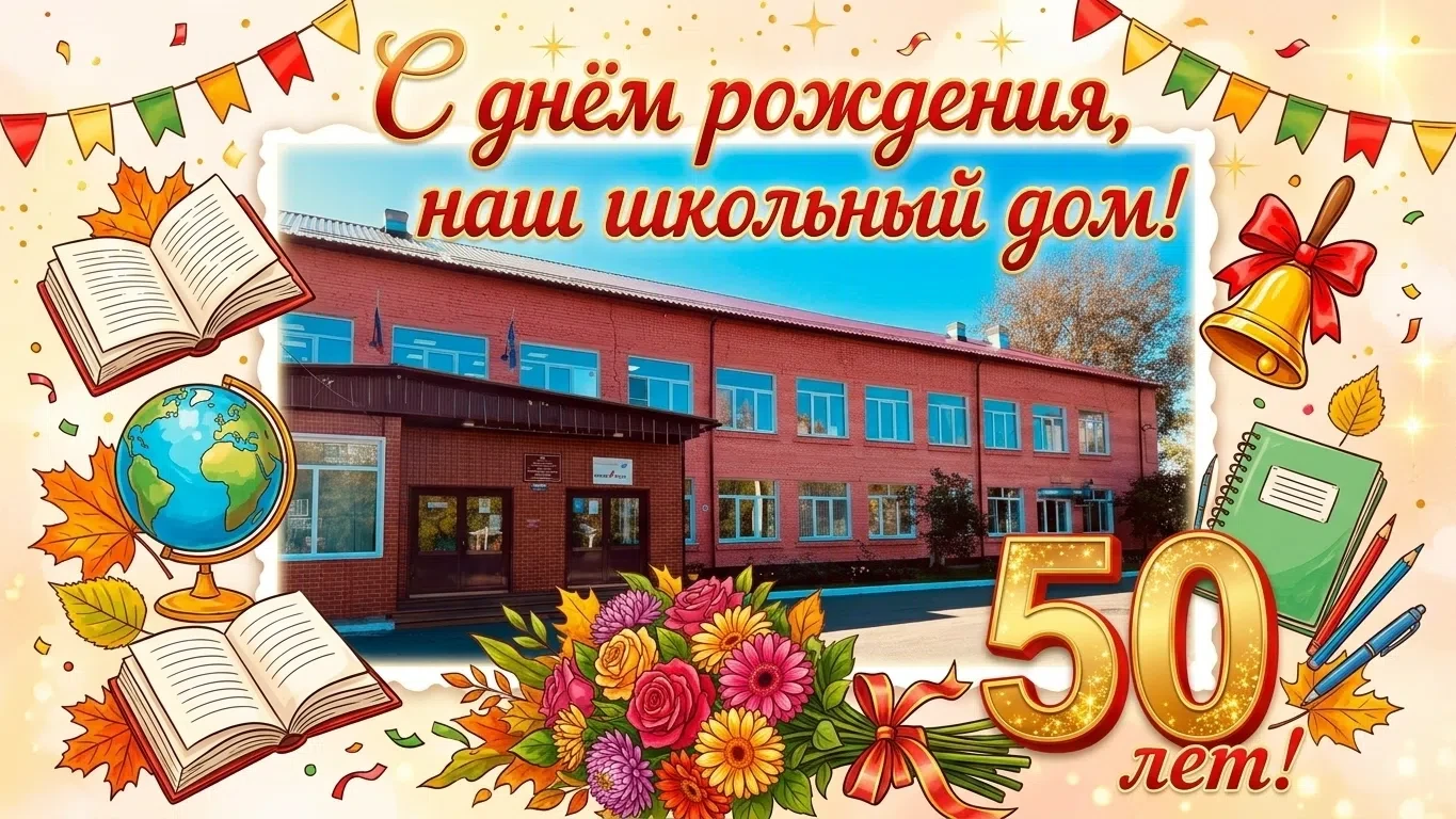 Юбилей, объединяющий поколения: Школе №10 города Нижнеудинска -  50 лет! 🎈