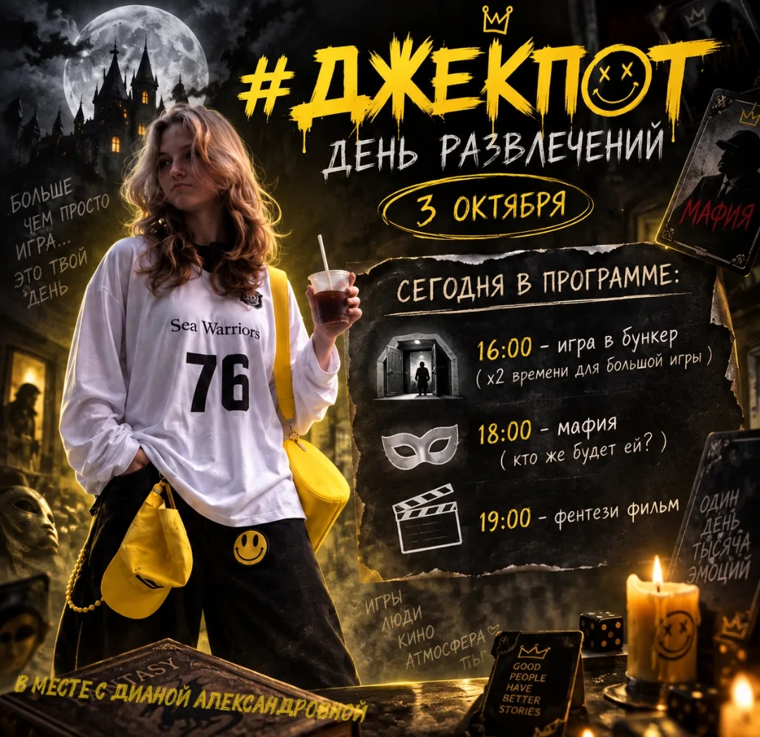 ЗАВТРА У НАС ДЖЕКПОТ!