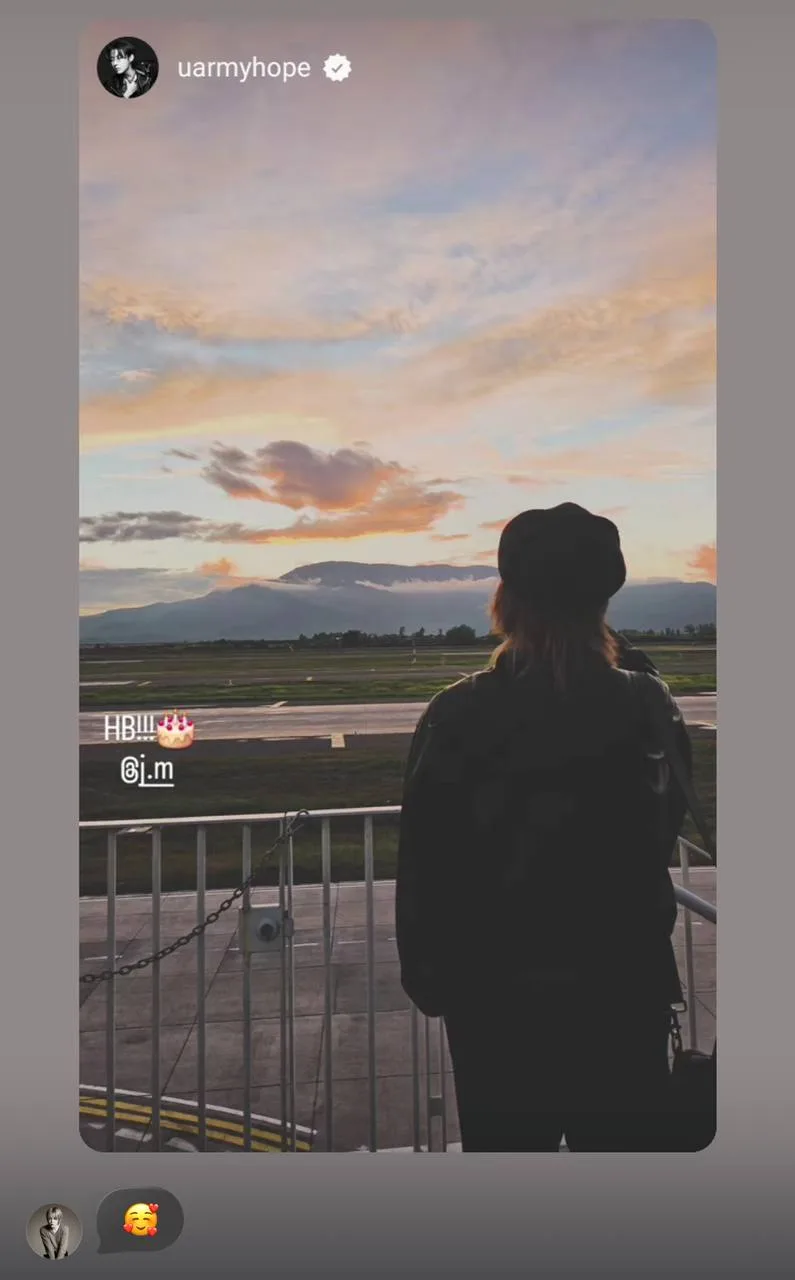Чимин в Instagram Story ❤️‍🔥