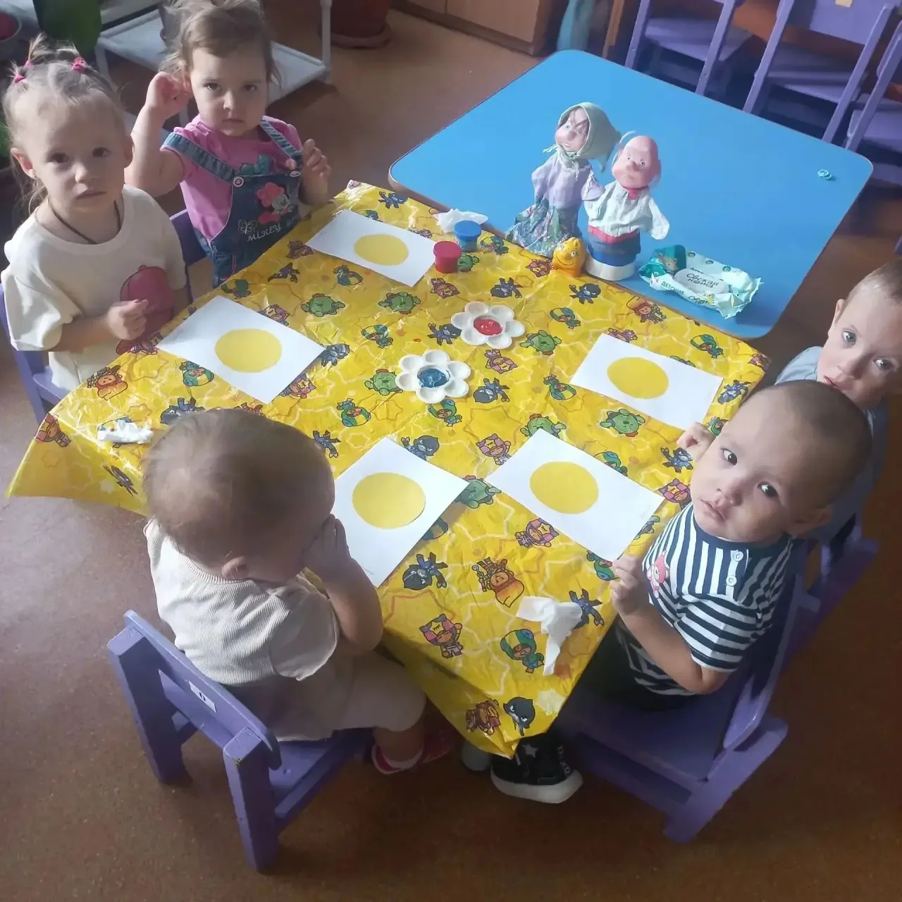 ☀️Солнечные Колобки и пальчиковое волшебство в группе «Репка»!