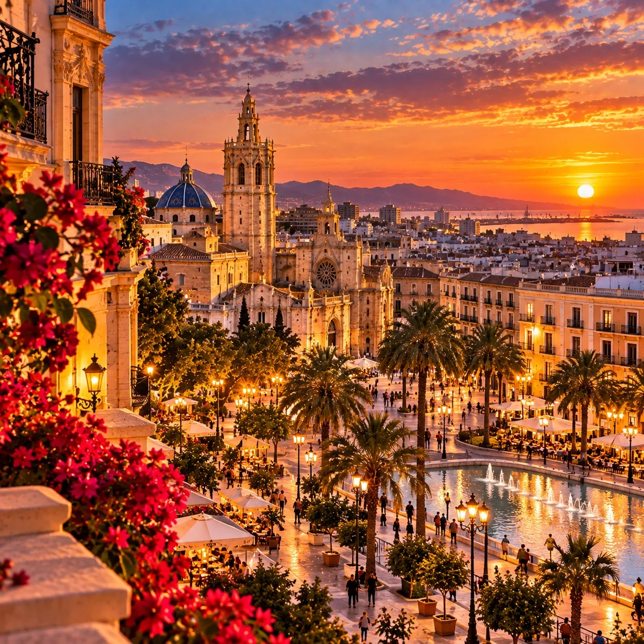 🌅 Вечерняя Валенсия — Испания 🇪🇸
