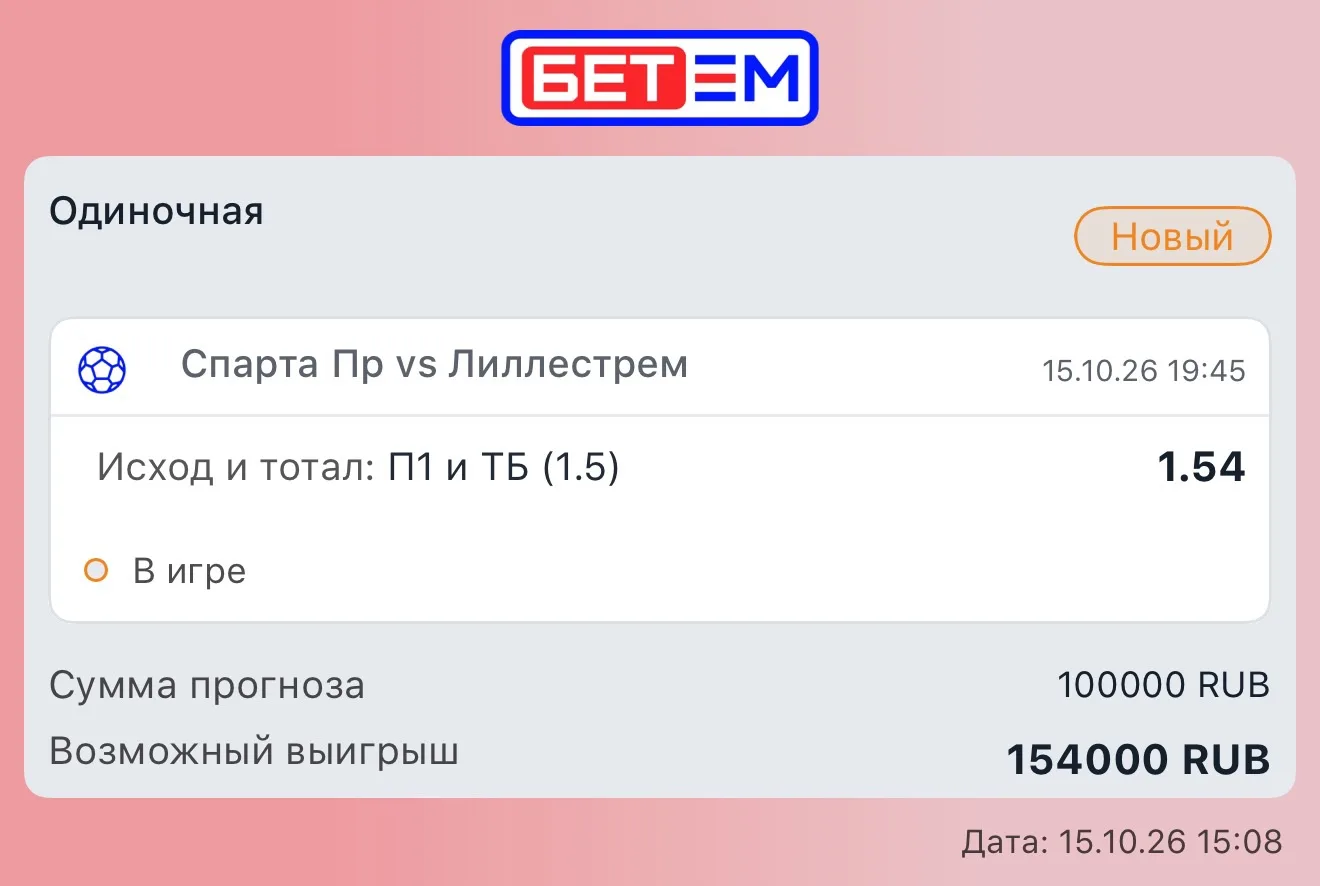 Спарта — Лиллестрём