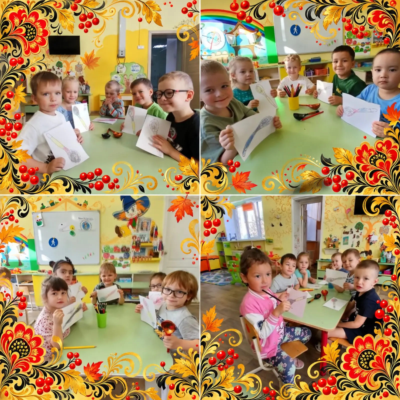 🍒 День яркой хохломы в нашей средней группе!🎨✨