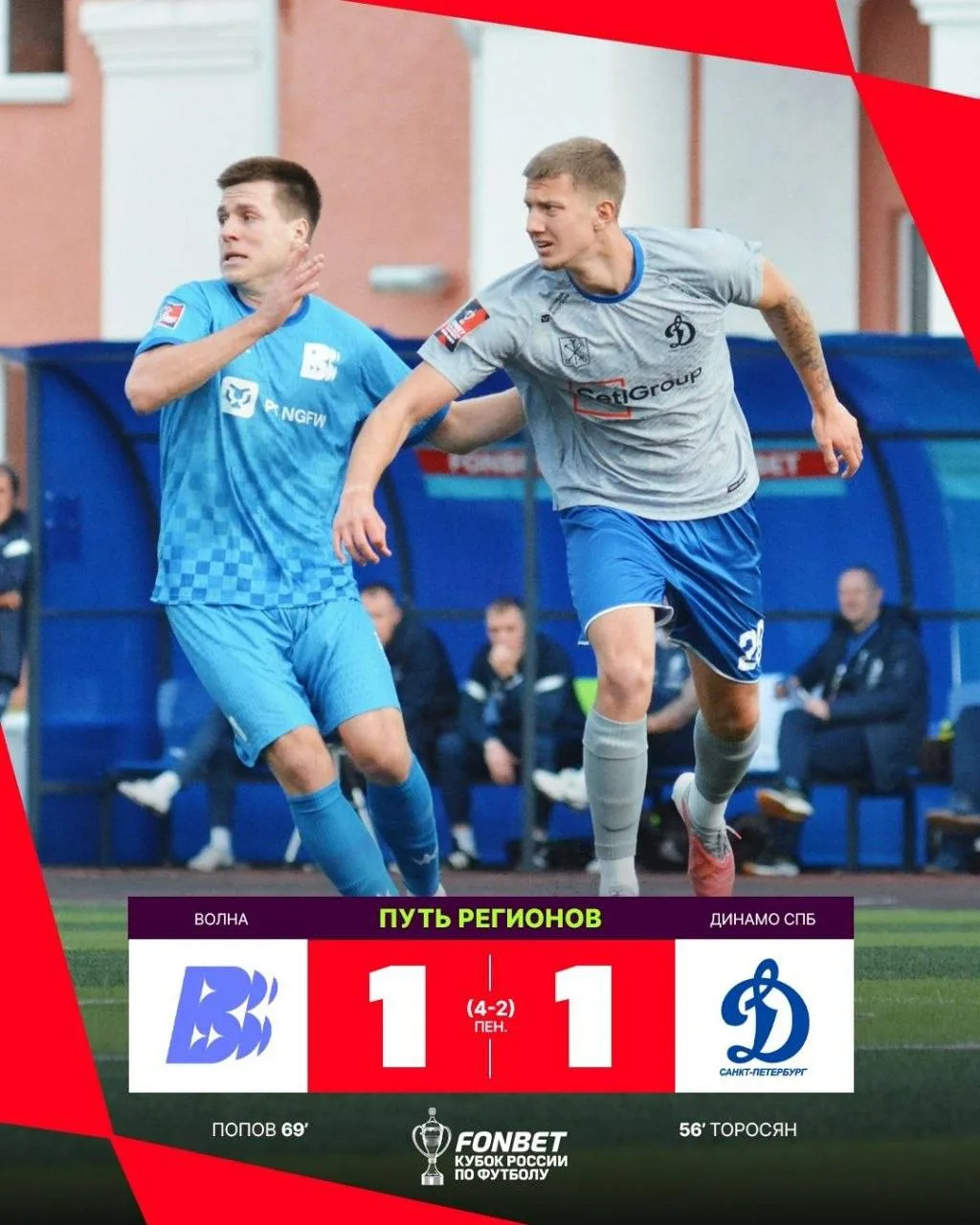 🏆 «Волна» проходит дальше в Кубке России!