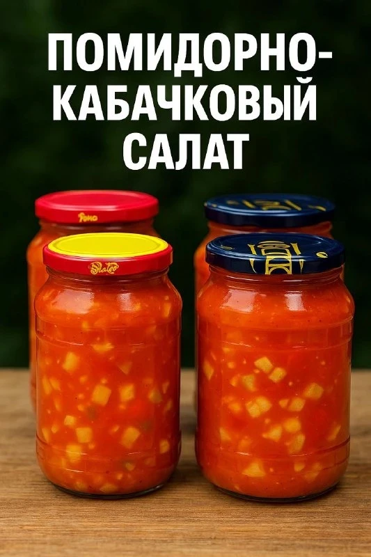 ПОМИДОРНО-КАБАЧКОВЫЙ САЛАТ