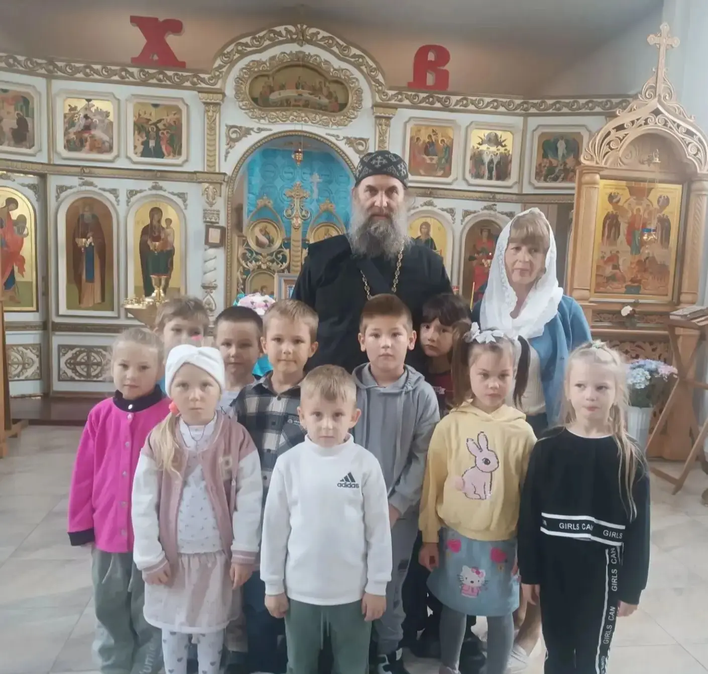 В  храме Георгия Победоносца