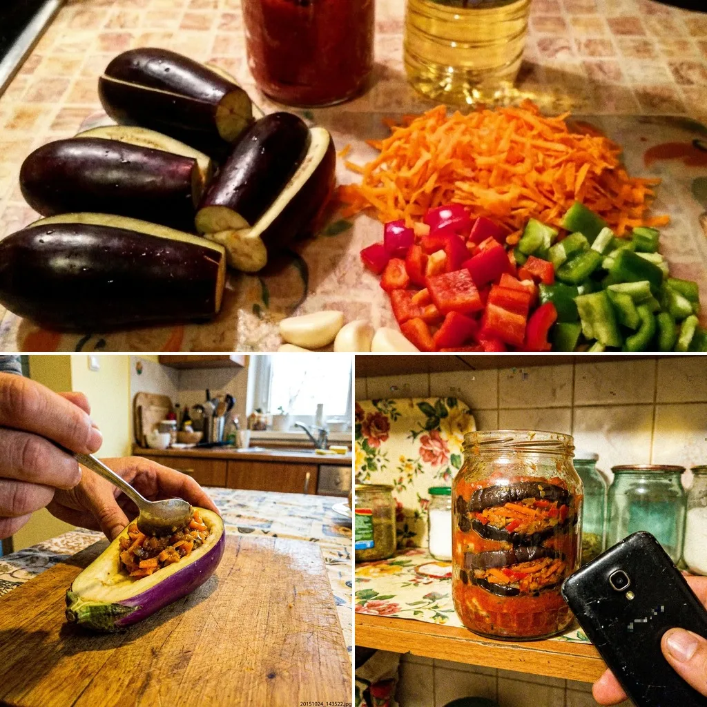 🥒 БАКЛАЖАНЫ ФАРШИРОВАННЫЕ