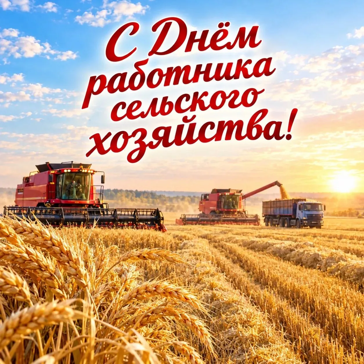 ✨ Второе воскресенье октября — День работника сельского хозяйства.