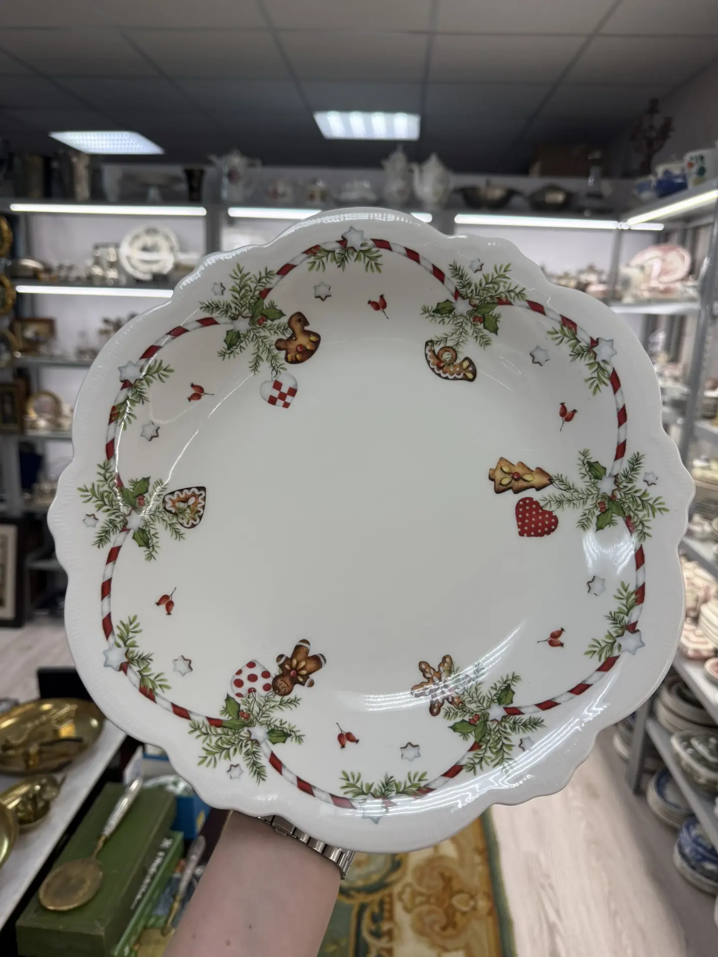 🎄 Праздничное блюдо Hutschenreuther из коллекции Weihnachtsleckereien («Рождественские...