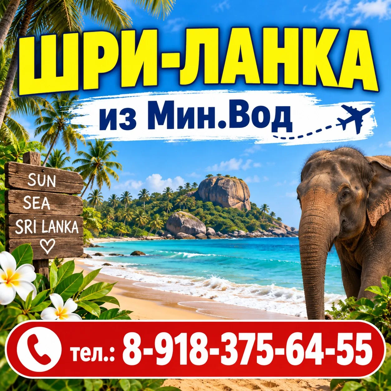 ШРИ-ЛАНКА из Мин.Вод! 🌴✈️