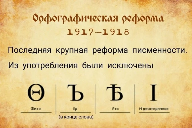 10 октября 1918 года в России была официально введена новая орфография.