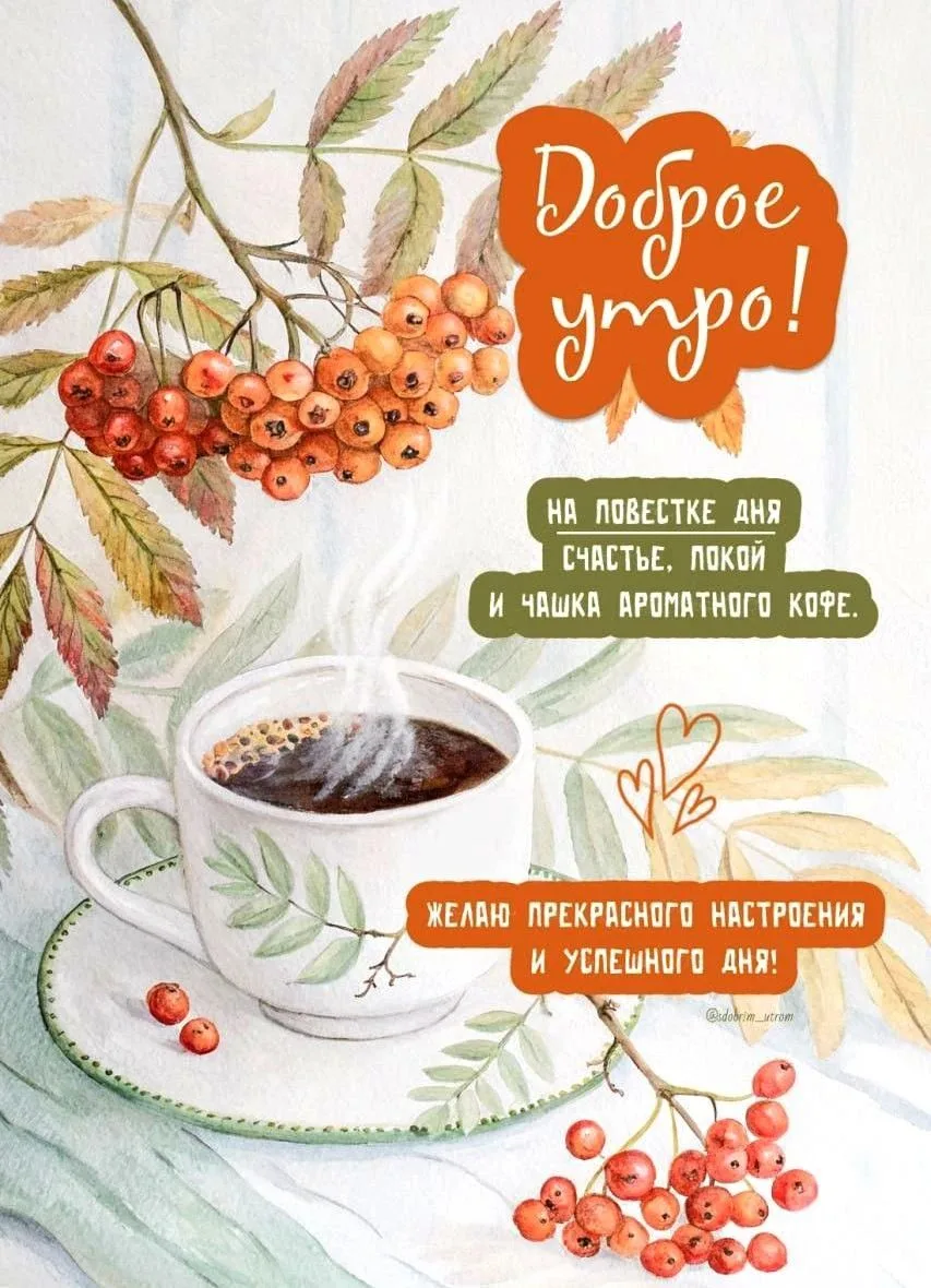 Утречко доброе,