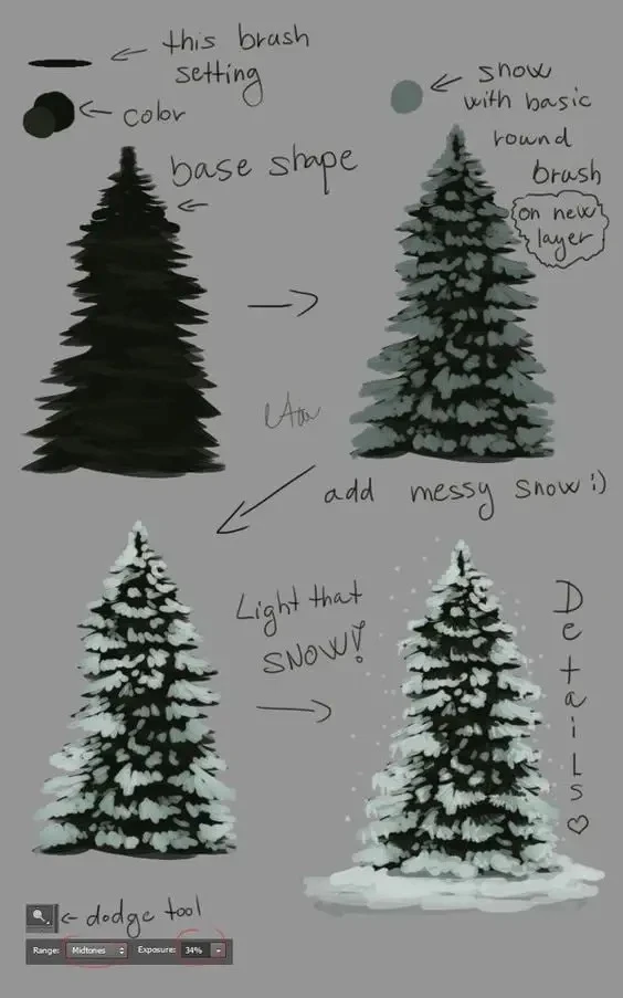 — ёлка и снег🎄