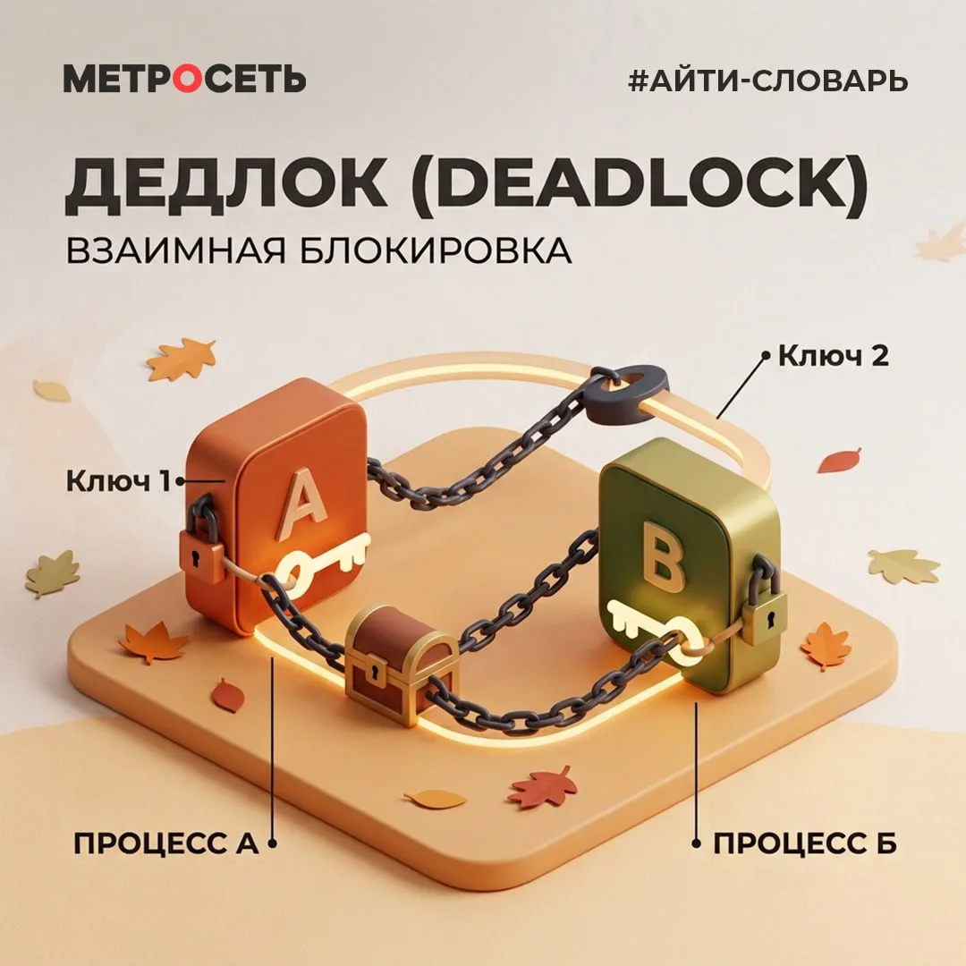 📚 Айти-словарь: что такое Дедлок?