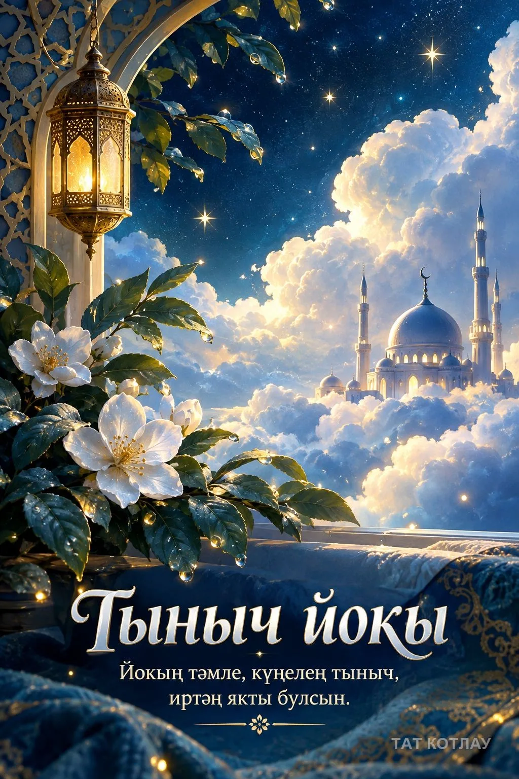 👍 Хәерле Тыныч йокы
