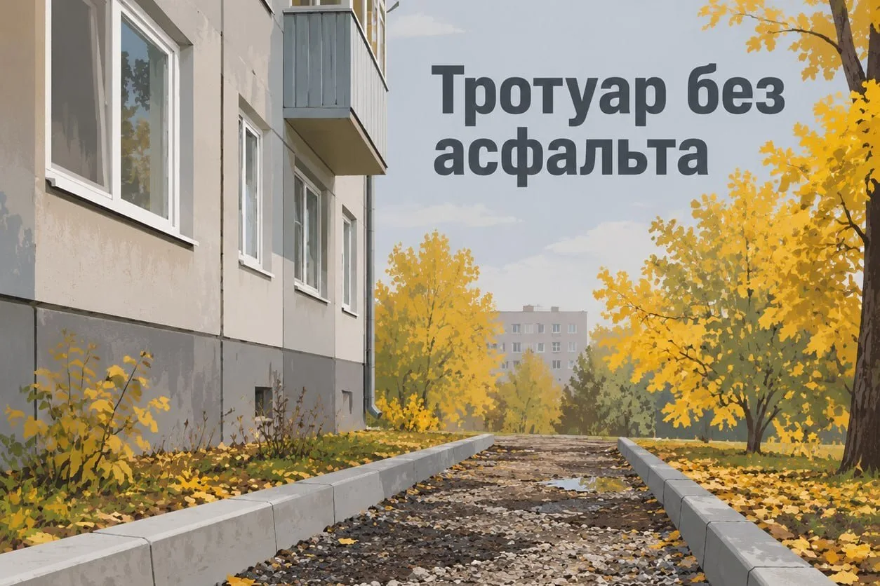 🚧 На улице Маршала Тимошенко не закончили благоустройство