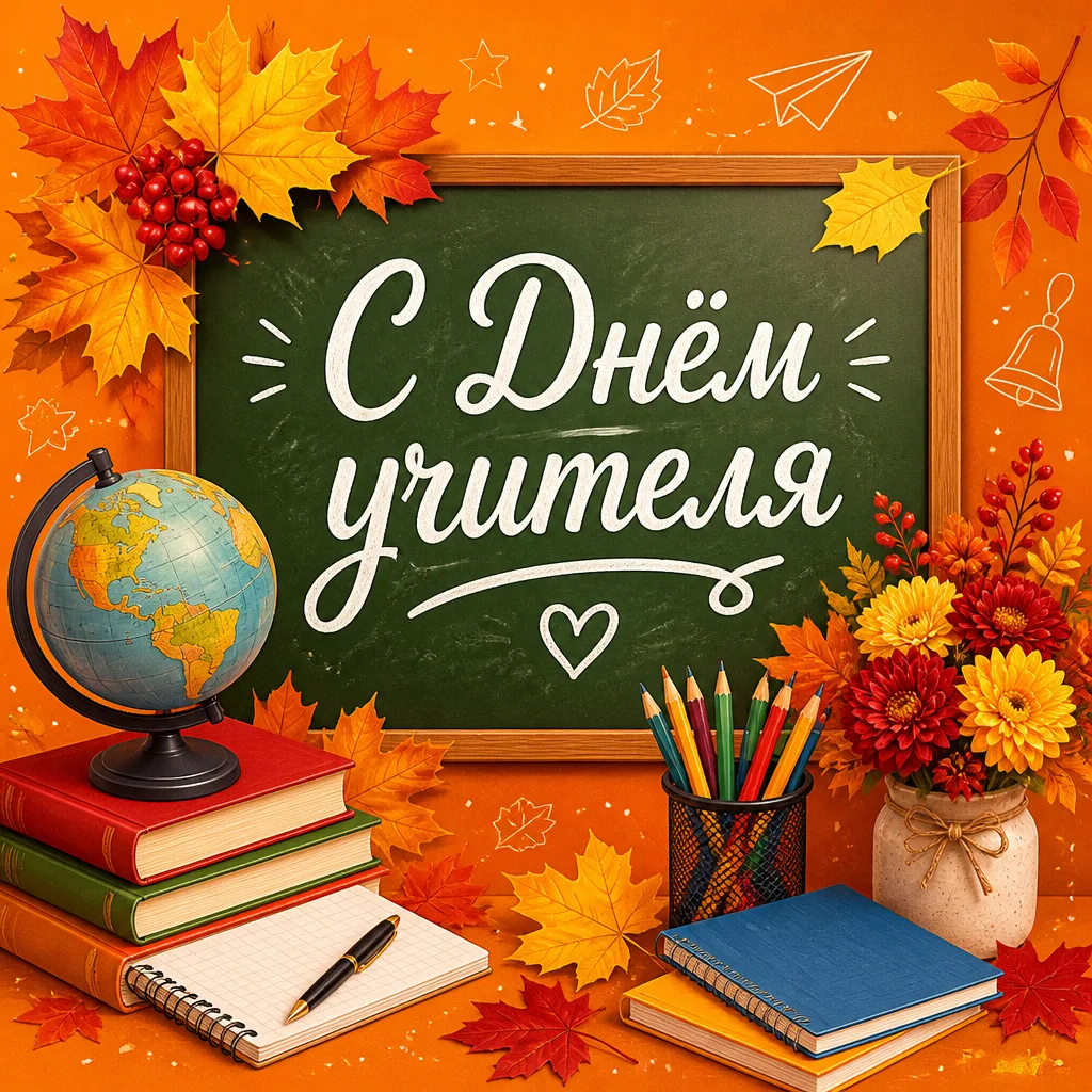 С Днём учителя! 🎉