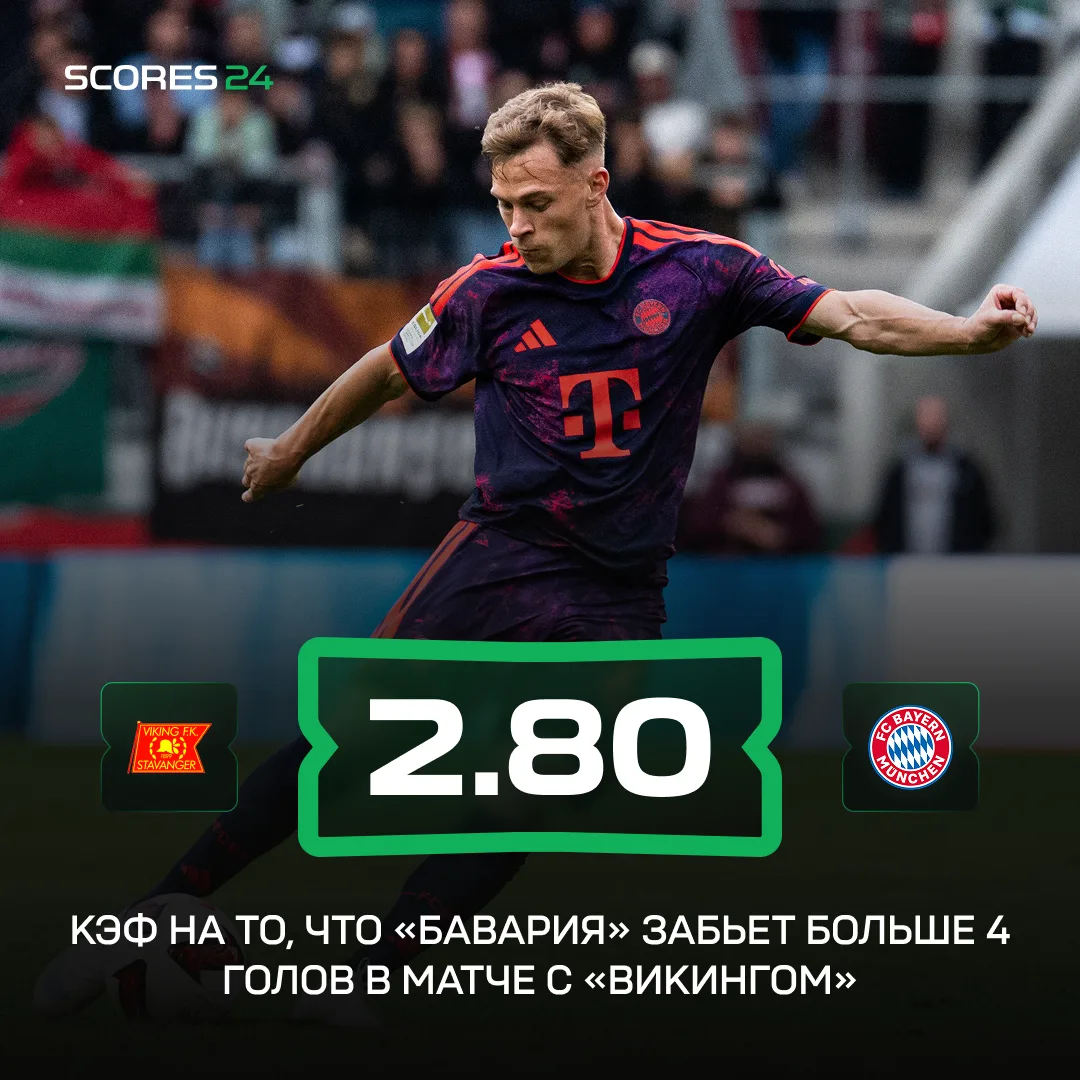 🇳🇴🇩🇪 «Викингу» светит пятерка: «Бавария» едет в Норвегию за голами