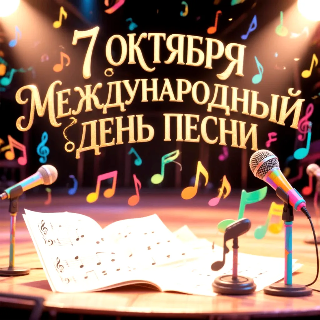 7 октября - Международный день песни.🎤🎼🎤