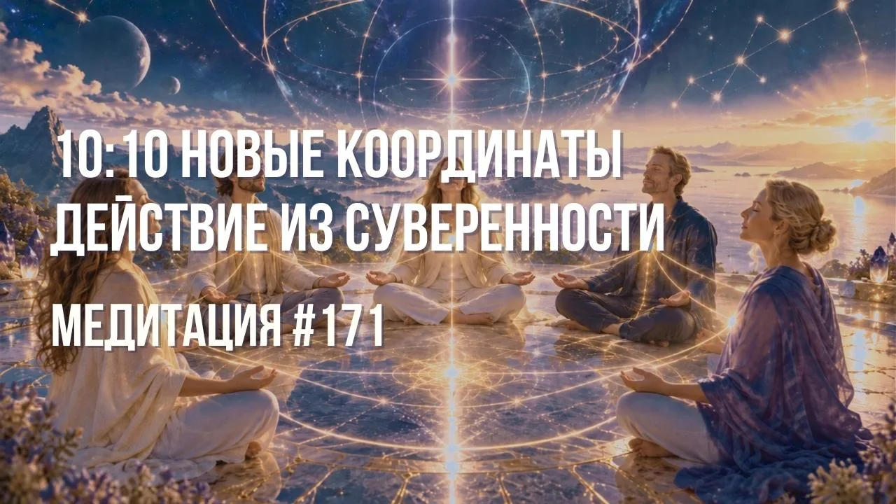 [МЕДИТАЦИЯ #171] НОВЫЕ КООРДИНАТЫ. ДЕЙСТВИЕ ИЗ СУВЕРЕННОСТИ