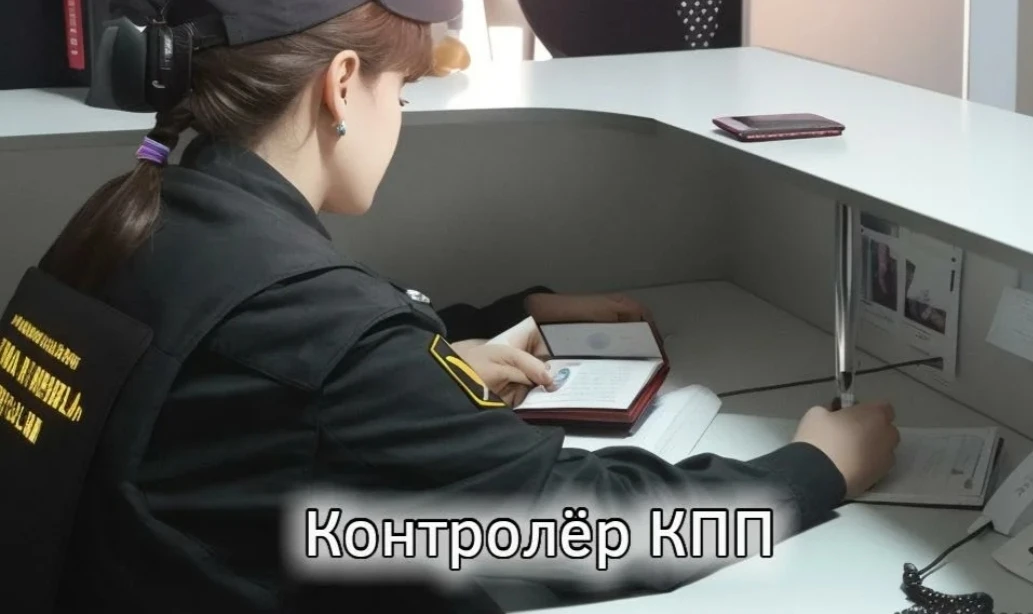 Охранник на КПП (Томаровка)
