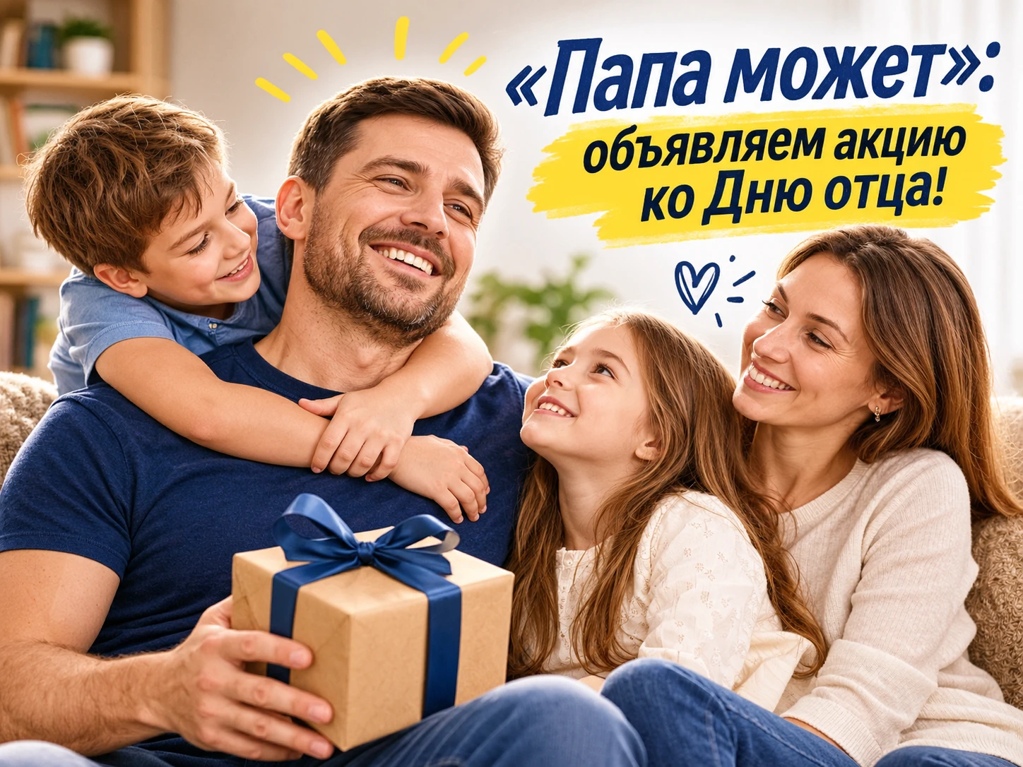👨❤ «Папа может»: объявляем акцию ко Дню отца!