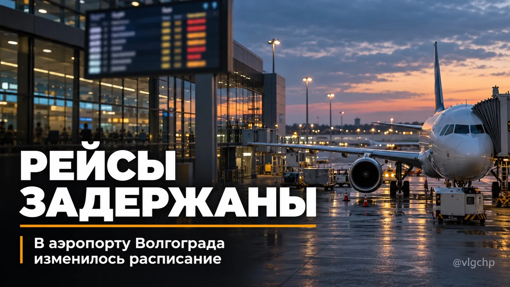 Рейсы из Волгограда задерживаются ✈️