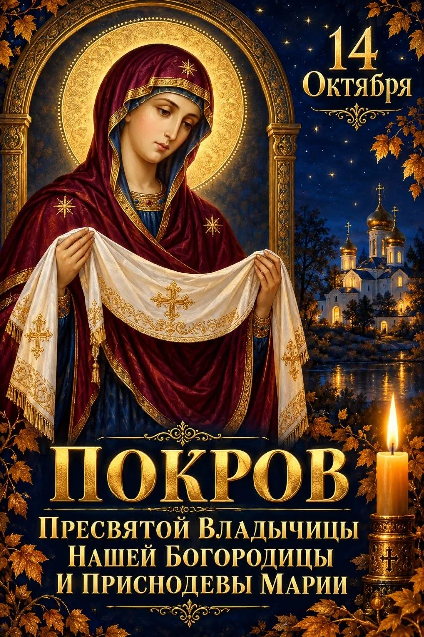 🕊 14 Октября ПОКРОВ ПРЕСВЯТОЙ ВЛАДЫЧИЦЫ НАШЕЙ БОГОРОДИЦЫ И ПРИСНОДЕВЫ МАРИИ 🕊