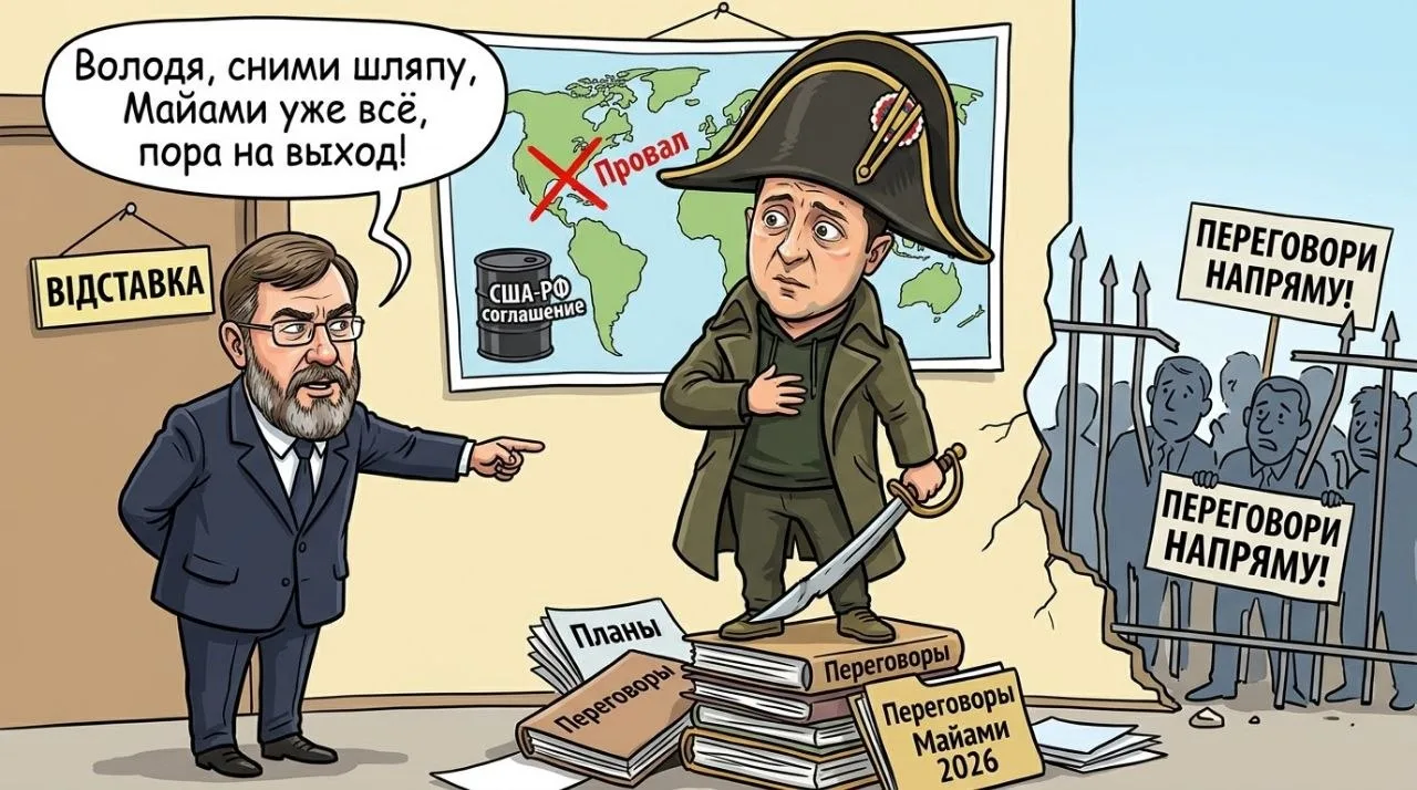 🪂 Новинский призвал Зеленского уйти в отставку и начать переговоры с Москвой без посре...