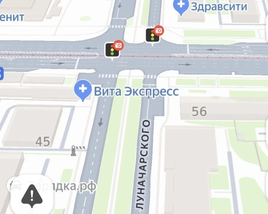 В четверг отключат светофор на перекрёстке проспекта Победы и проспекта Луначарского во...